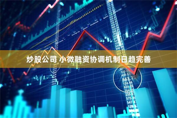 炒股公司 小微融资协调机制日趋完善