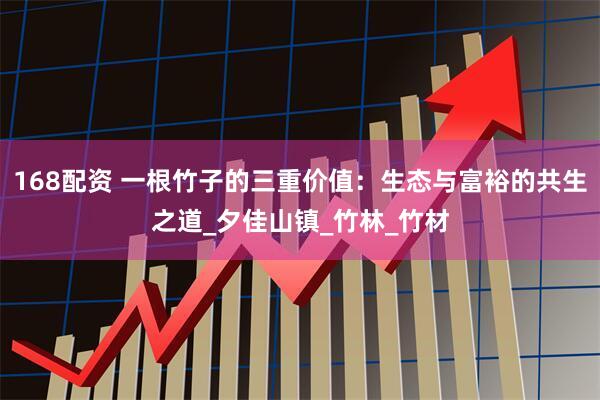 168配资 一根竹子的三重价值：生态与富裕的共生之道_夕佳山镇_竹林_竹材