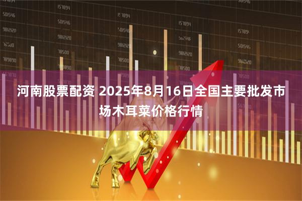 河南股票配资 2025年8月16日全国主要批发市场木耳菜价格行情